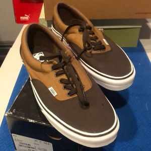 Vans Men's Two-Tone Brown Sneakers